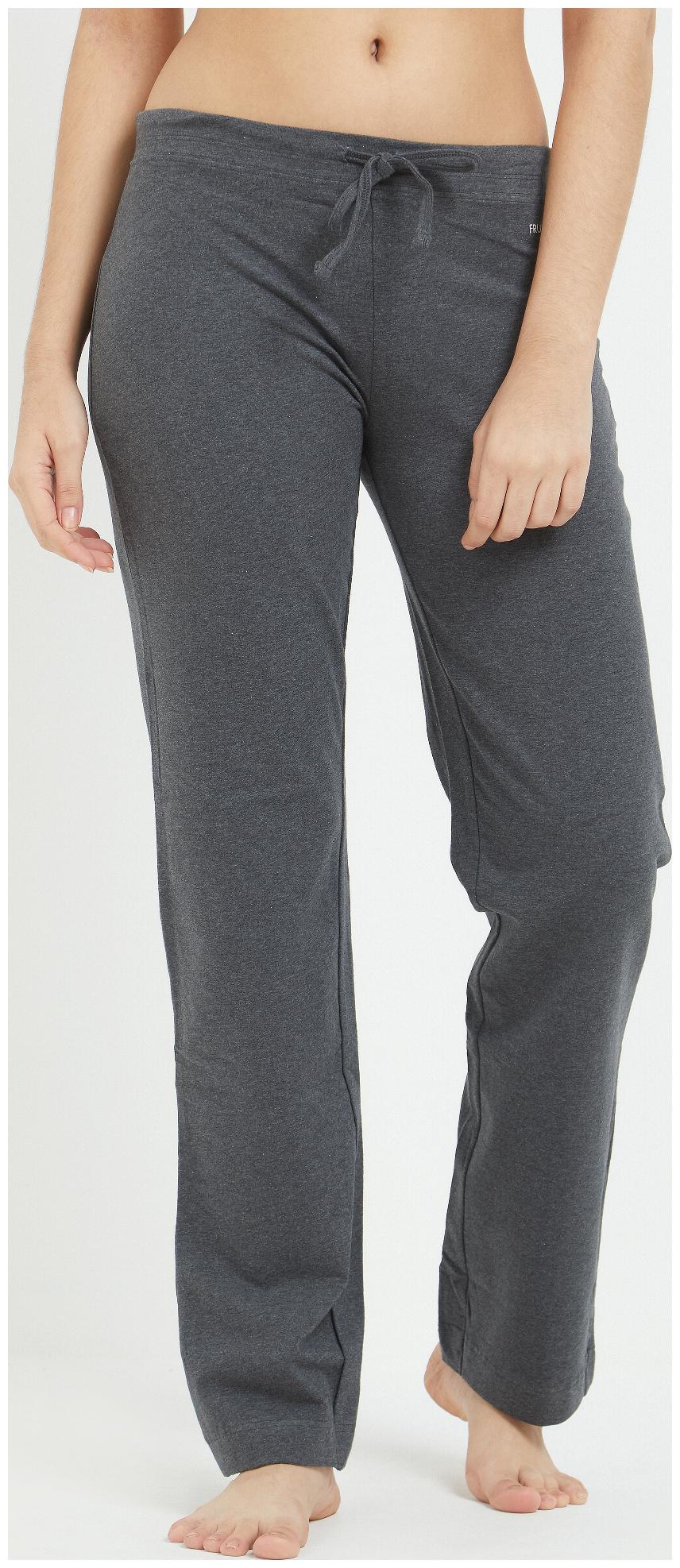 

Fruit Of The Loom Women Grey Regular fit Regular pants