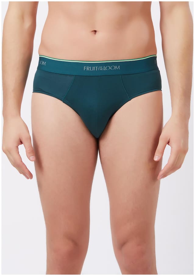 Fruit Of The Loom Solid Briefs - Green