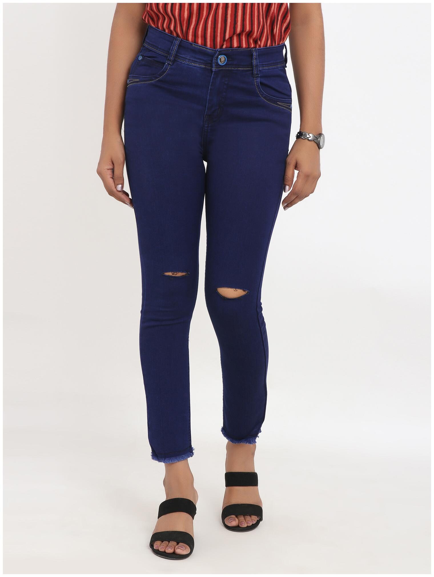 

FUEL CLOTHING Women Blue Slim fit Jeans