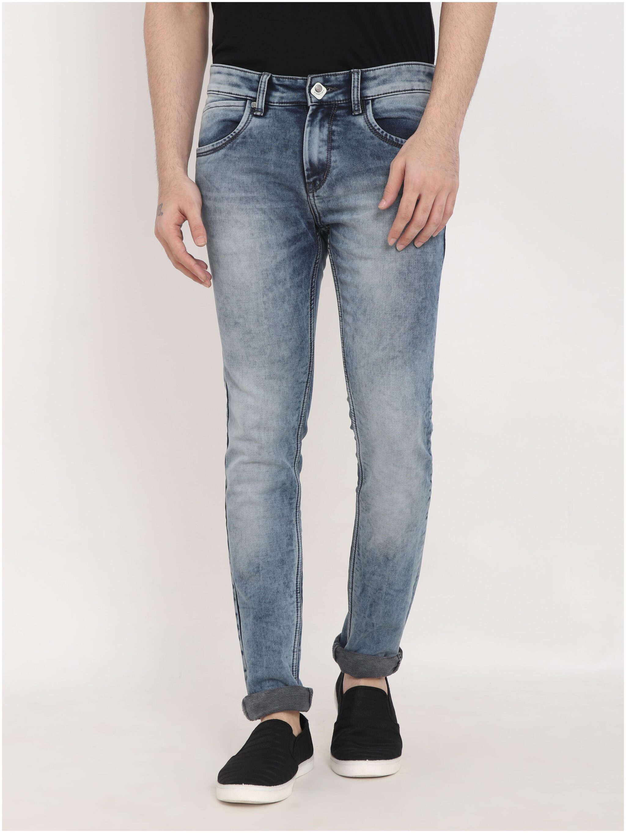 

FUEL CLOTHING Men Blue Slim Fit Jeans
