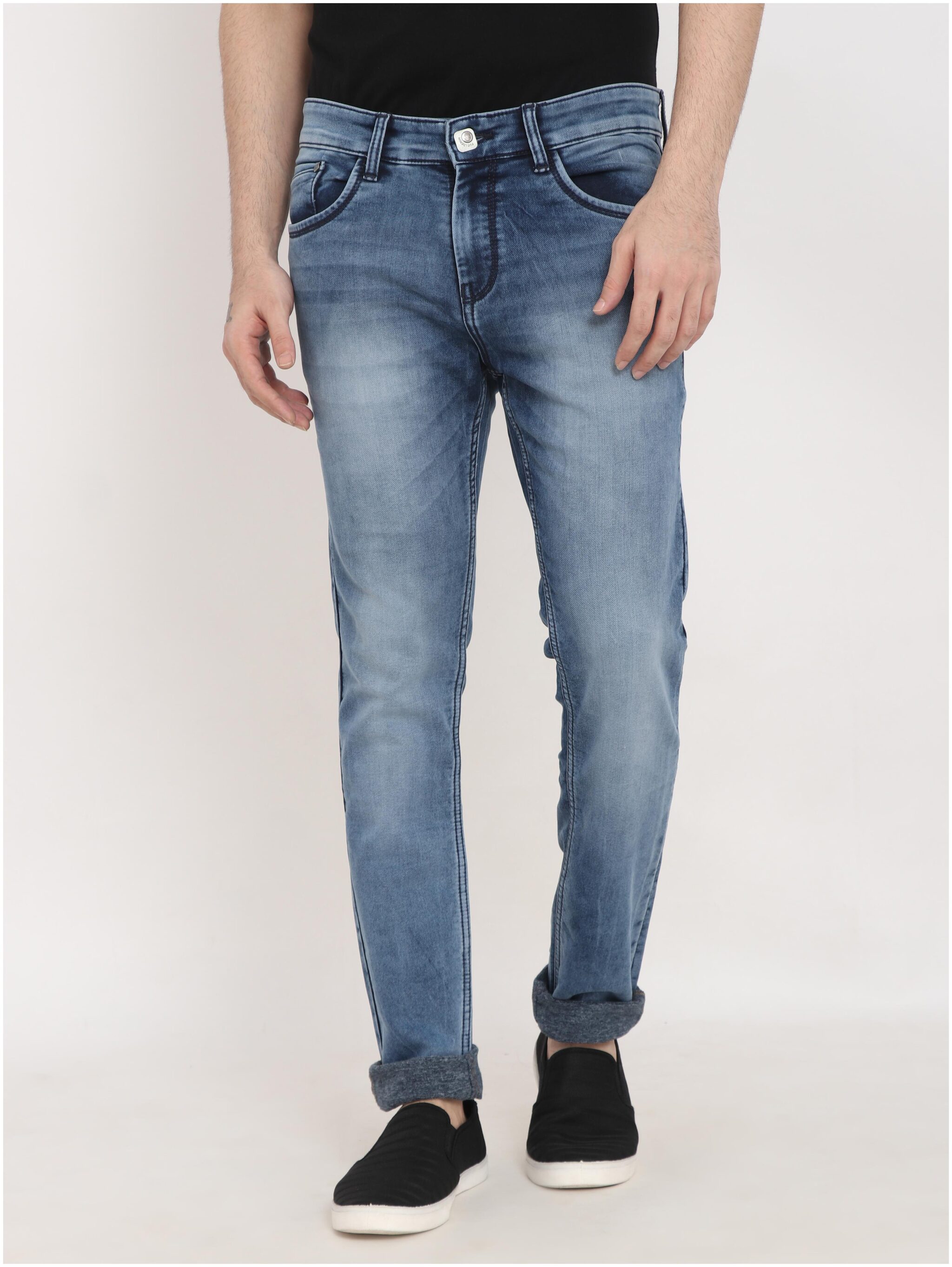 

FUEL CLOTHING Men Blue Slim Fit Jeans