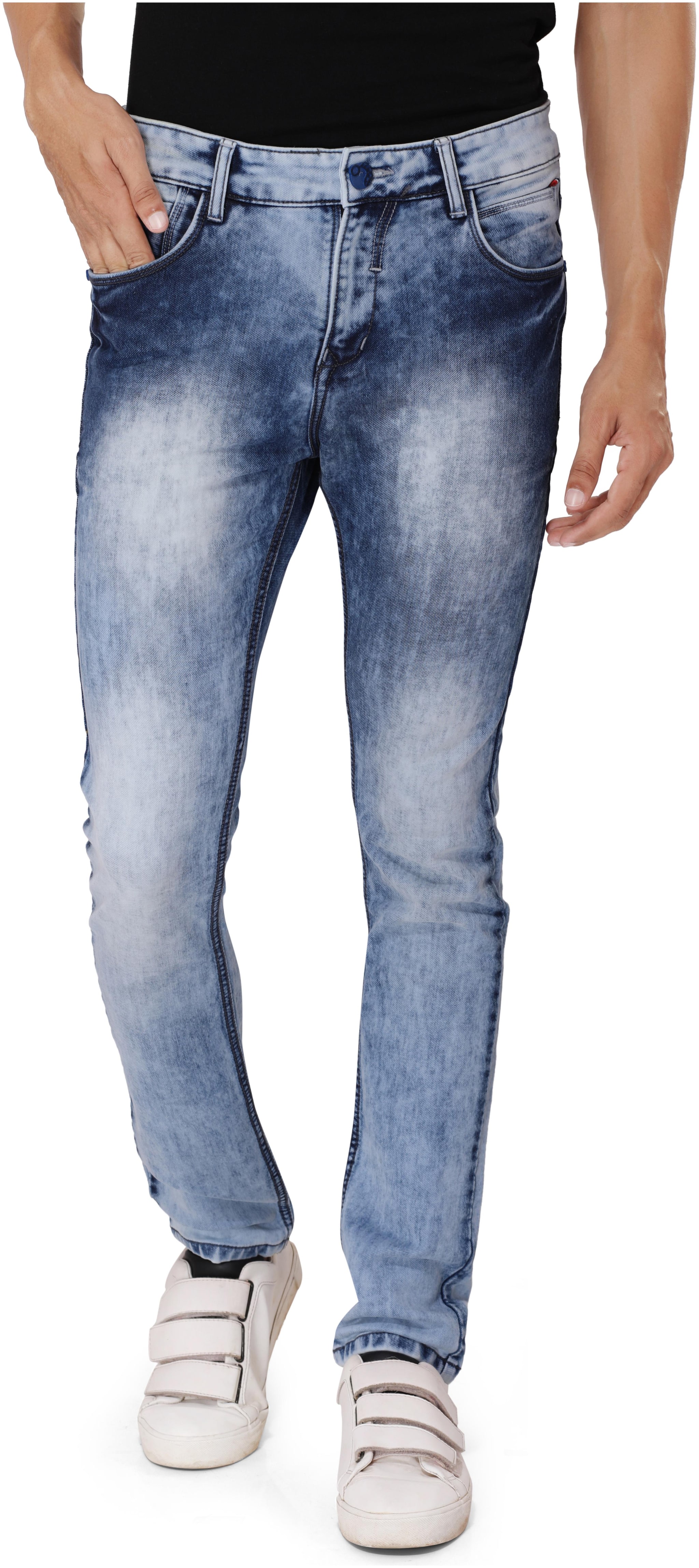 

FUEL CLOTHING Men Blue Slim Fit Jeans