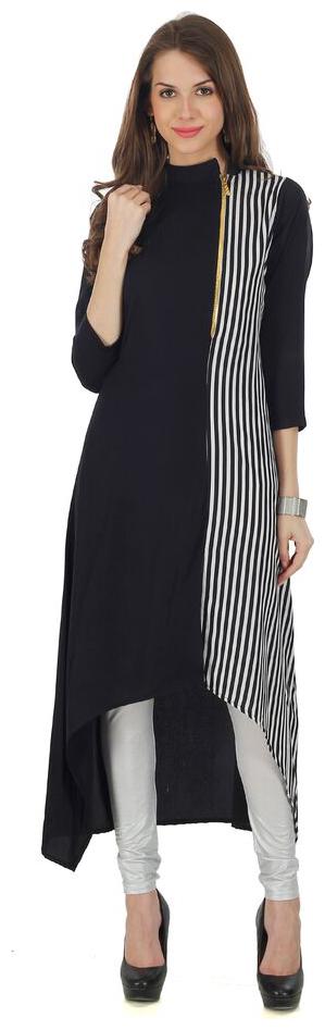 

FUOKO ALLISON LATEST DESIGNER WEAR AMERICAN CREPE KURTI