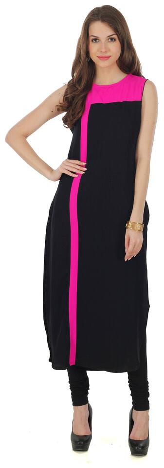 

FUOKO ELENA LATEST DESIGNER WEAR AMERICAN CREPE KURTI