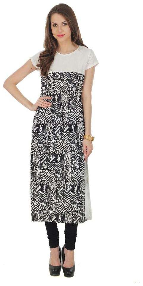 

FUOKO LEAH LATEST DESIGNER WEAR AMERICAN CREPE KURTI
