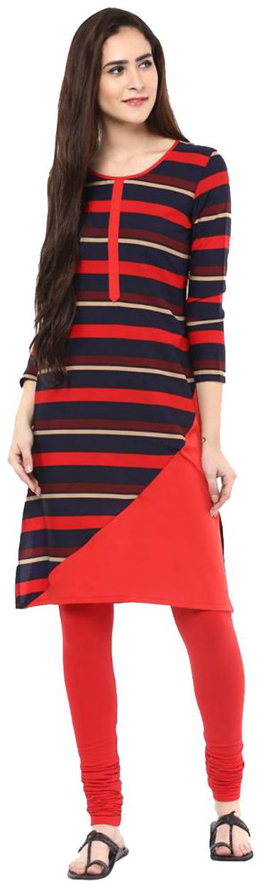 

FUOKO Multi Color Crepe FWAPKU032mlC44 Kurti