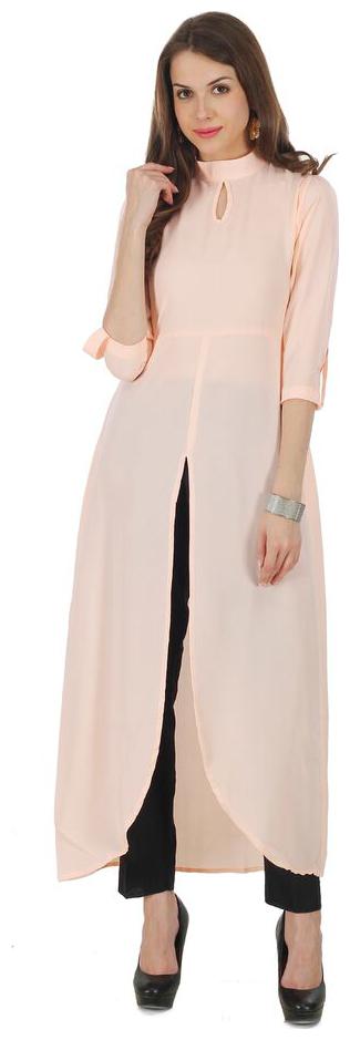 

FUOKO REAGAN LATEST DESIGNER WEAR AMERICAN CREPE KURTI