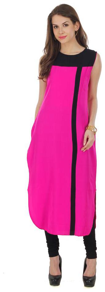 

FUOKO SARAH LATEST DESIGNER WEAR AMERICAN CREPE KURTI