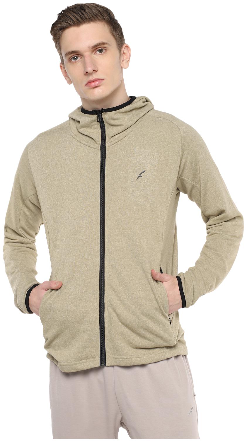 

FURO Men Beige Solid Sports jacket