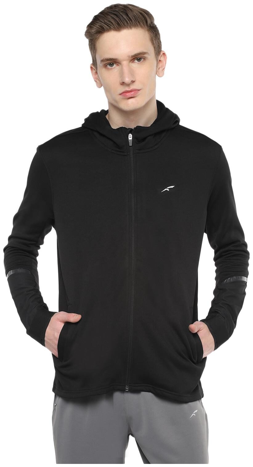 

FURO Men Black Solid Sports jacket