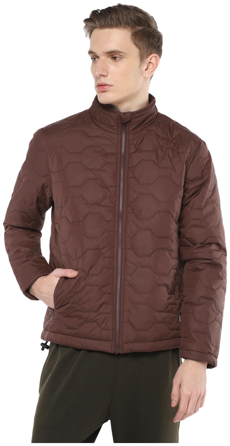 

FURO Men Brown Solid Sports jacket