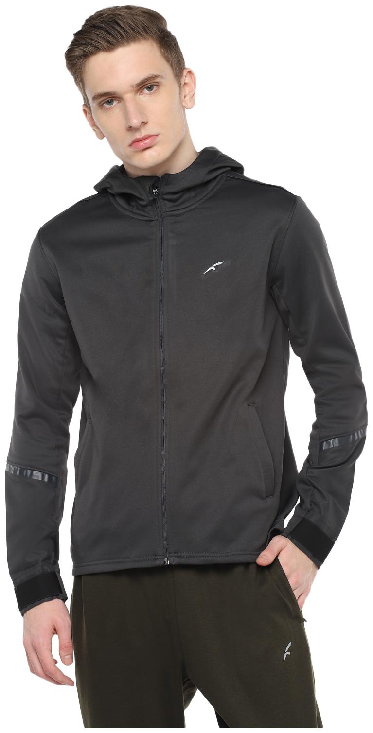 

FURO Men Black Solid Sports jacket