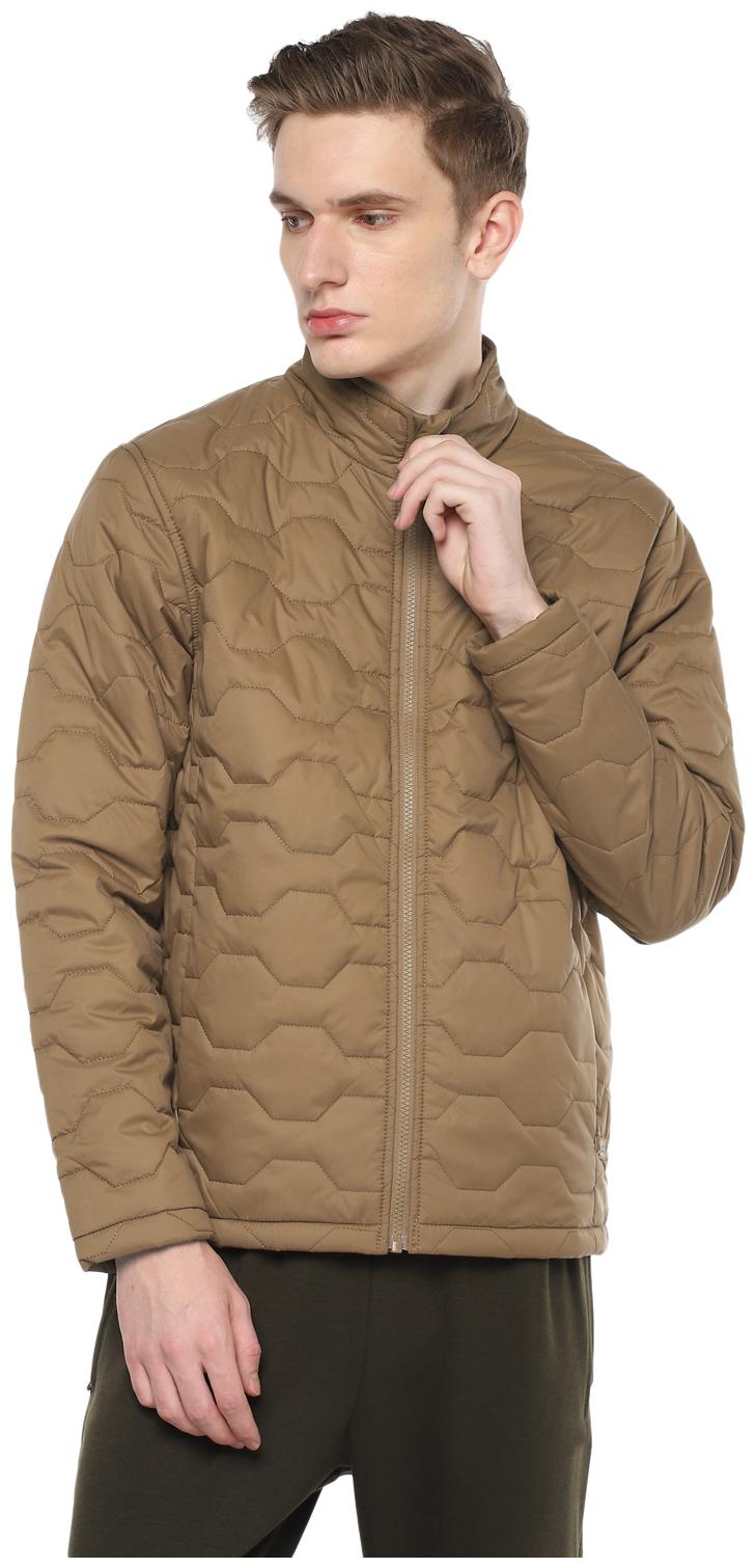 

FURO Men Beige Solid Sports jacket