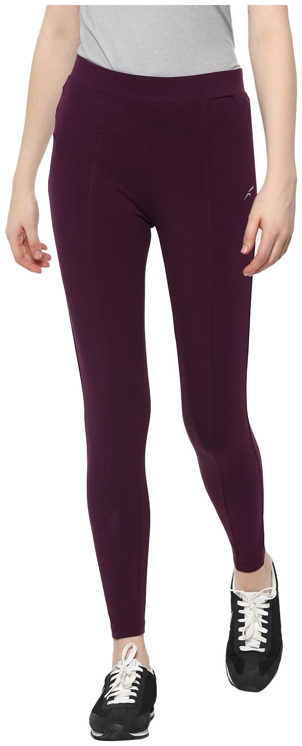 

FURO Women Cotton Ankle legging Purple color