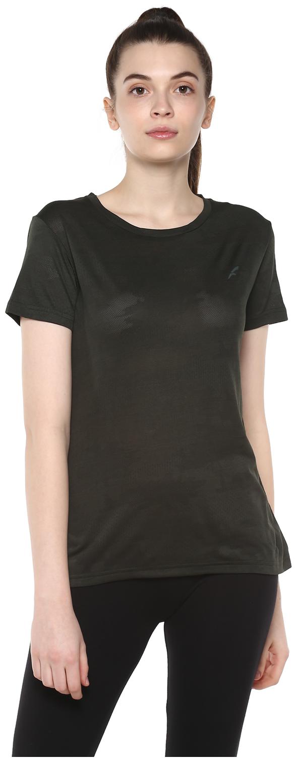 

FURO Women Solid Sports T-Shirt - Green
