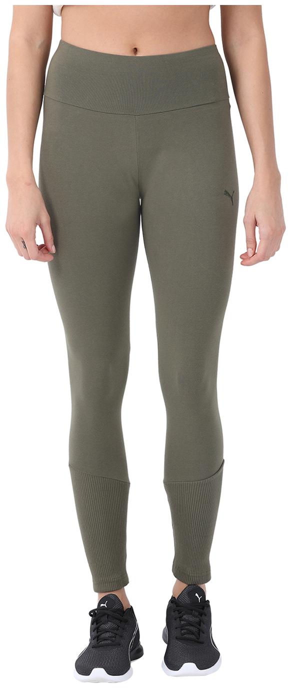 

Puma Women Regular fit Cotton Solid Track pants - Green