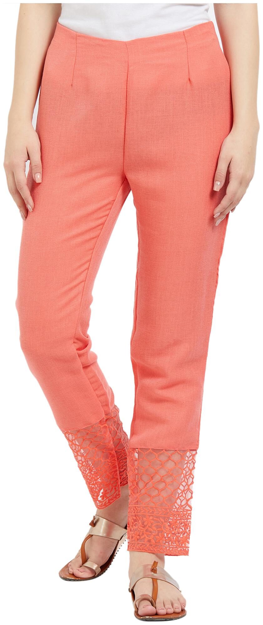 

Fusion Beats Women Orange Regular fit Regular pants