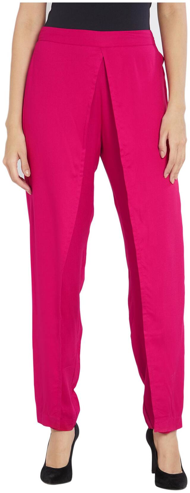 Fusion Beats Women Pink Regular fit Regular pants