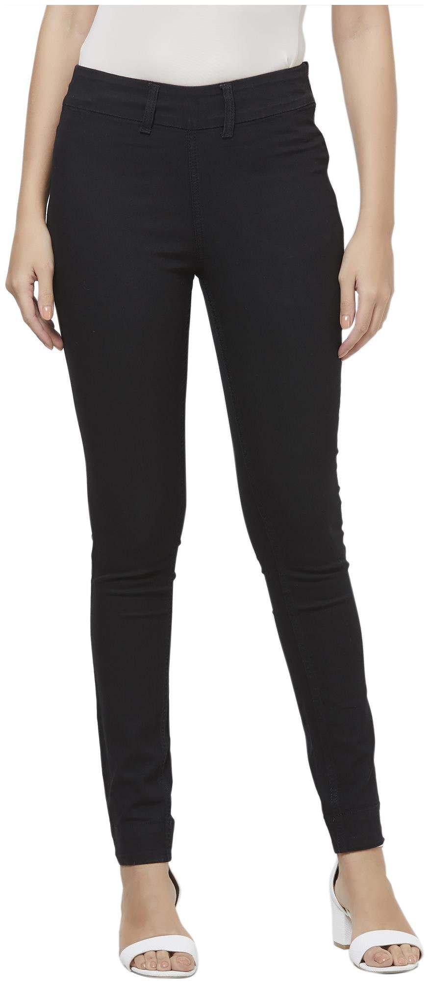 

Fusion Beats Women Black Slim fit Jegging