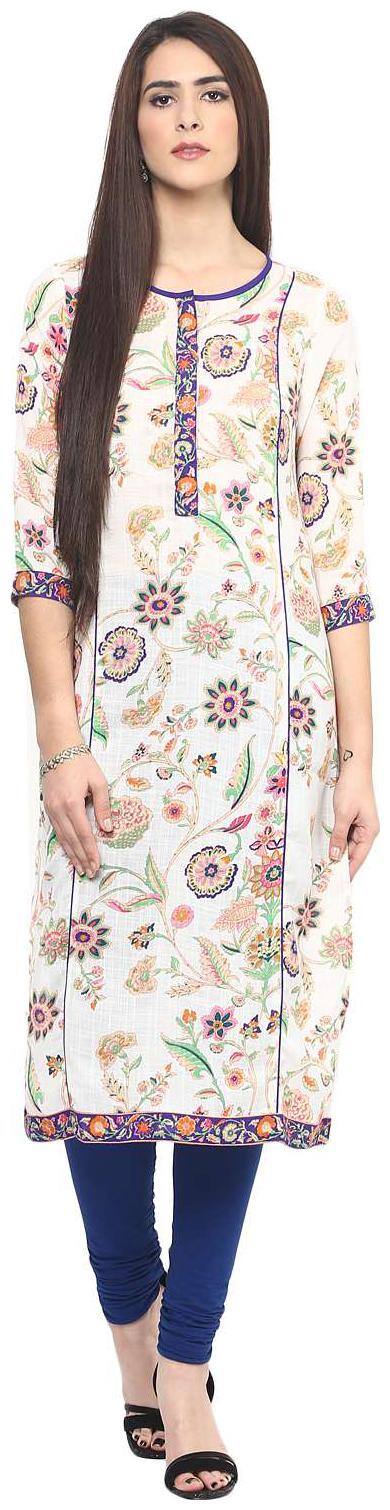 Fusion Beats Women Multi Printed Regular Kurta