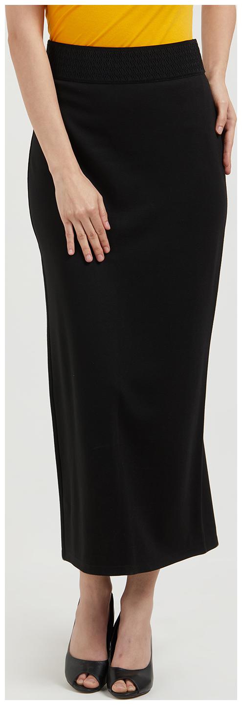 

Fusion Beats Solid A-line skirt Mini Skirt - Black