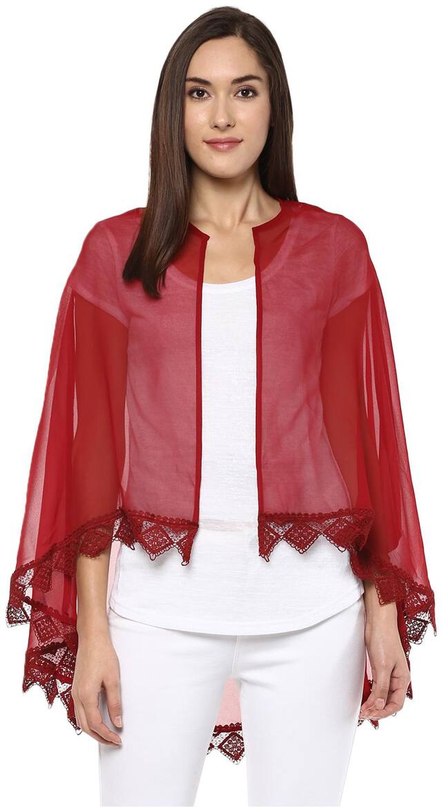 Fusion Beats Women Shrug - Maroon