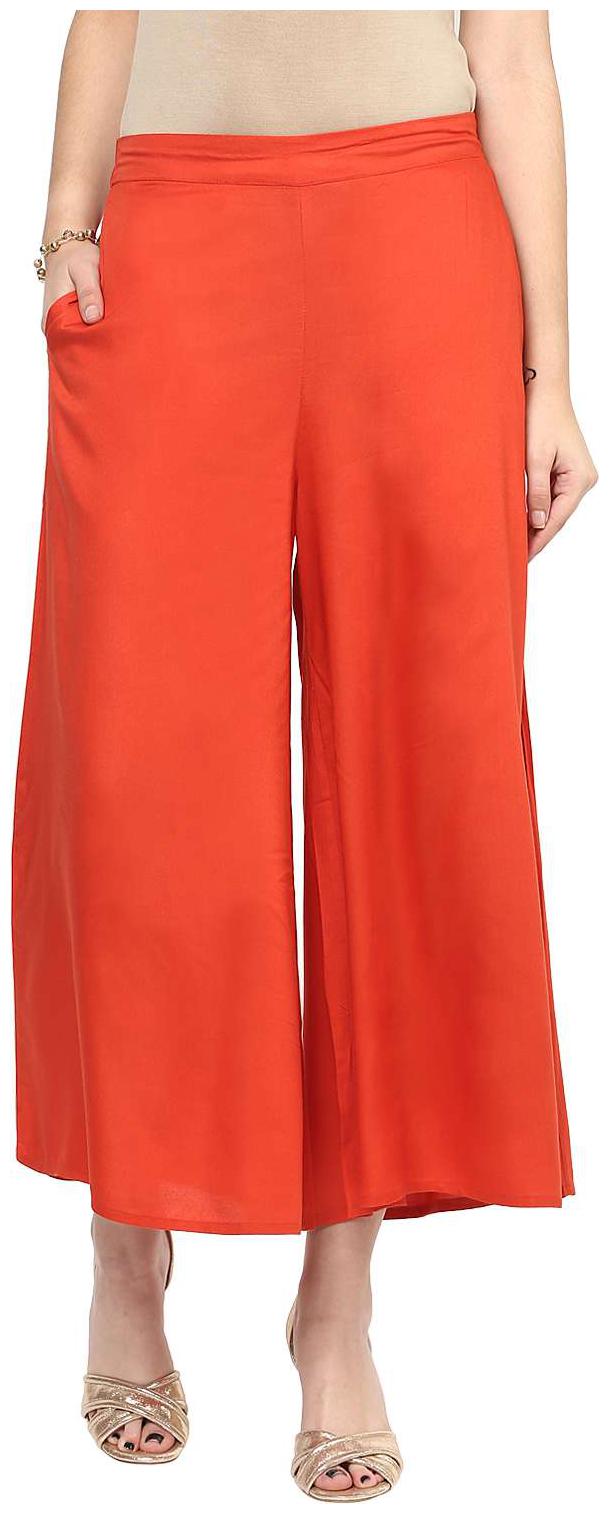 

Fusion Beats orange solid culotte