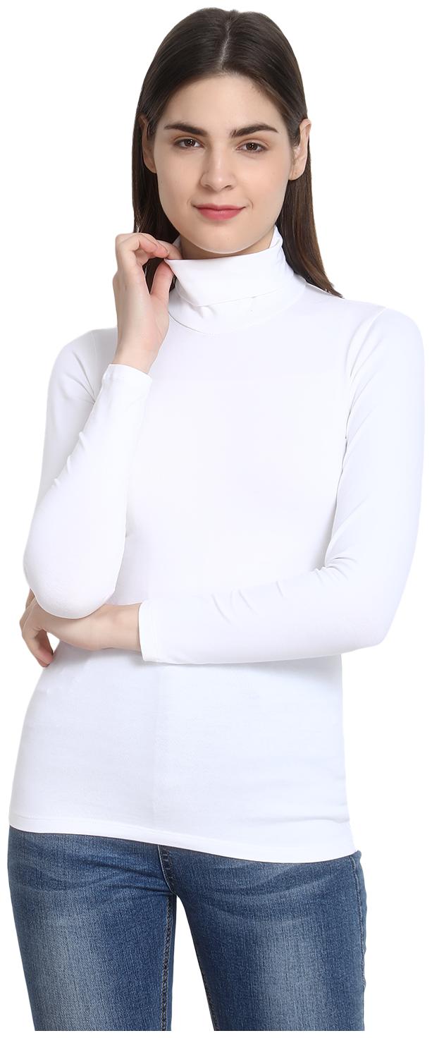 

FUSION FASHION FOR LIFE Women Solid Regular top - White