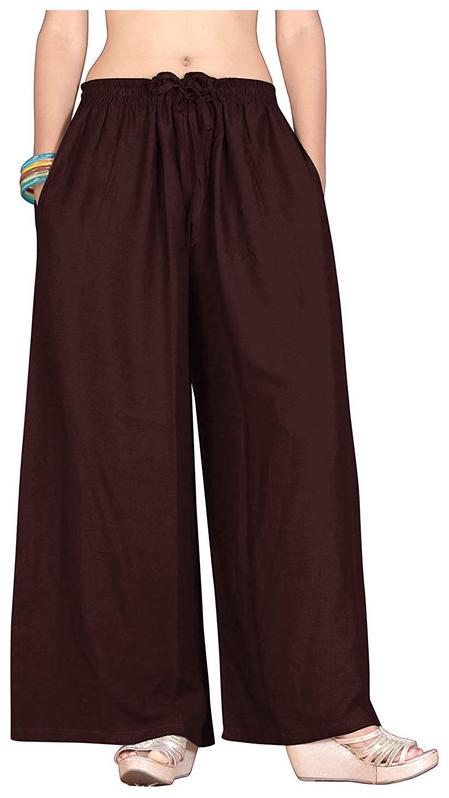 

G Fashions Brown Solid Wide Leg Palazzo