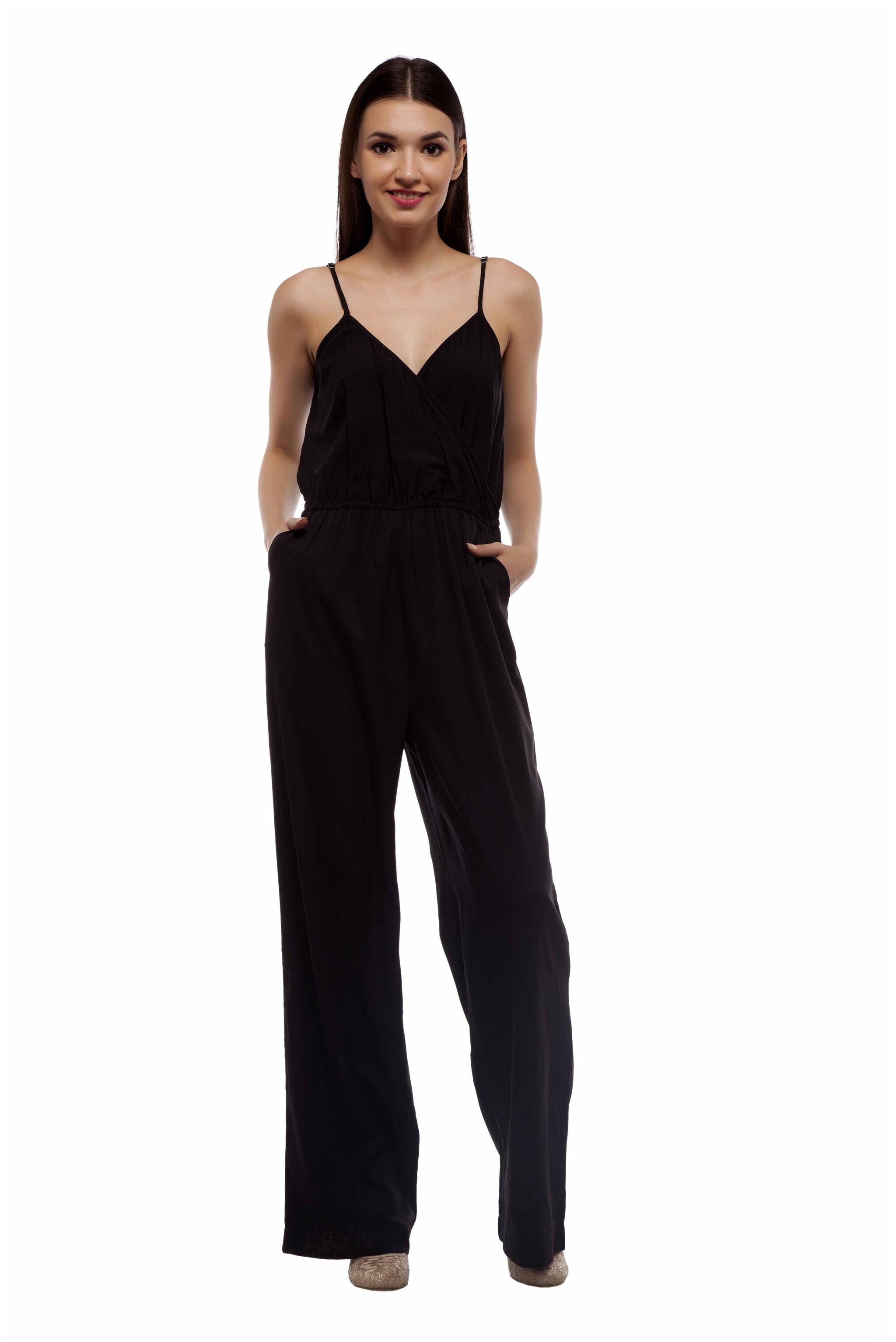 

G LINE CREATIONS Solid Jumpsuit - Black