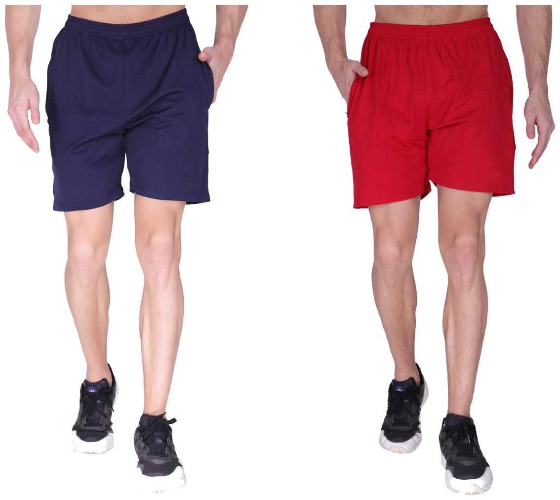 

GAG Men Blue Red Regular Fit Regular Shorts
