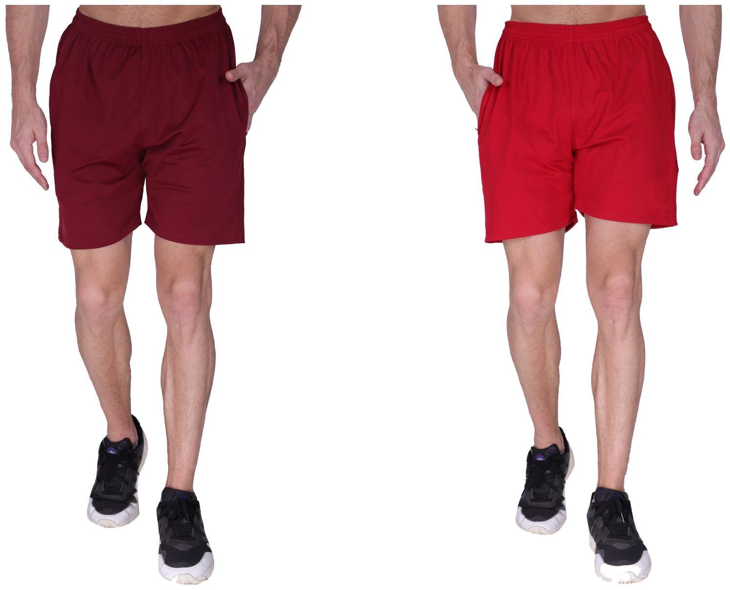 

GAG Men Maroon Red Regular Fit Regular Shorts