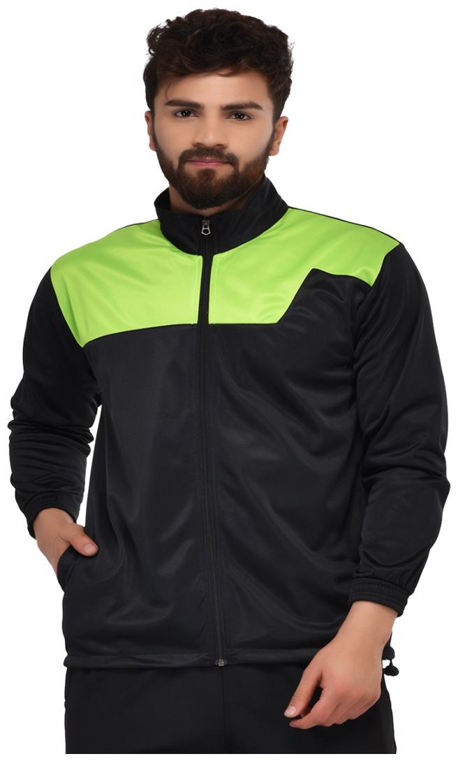 

Gag Wears Men Black Solid Sports jacket