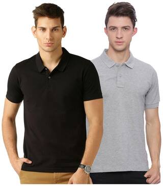 Galatea Cotton Blend Polo Tshirt--Pack Of 2