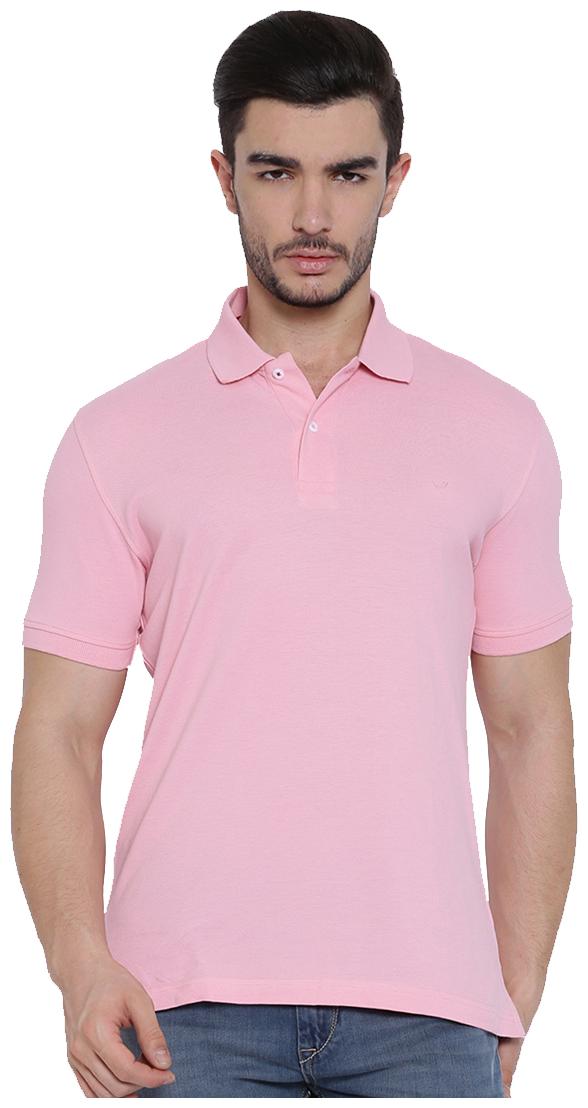 

Galatea Men Pink Regular fit Cotton Polo collar T-Shirt - Pack Of 1