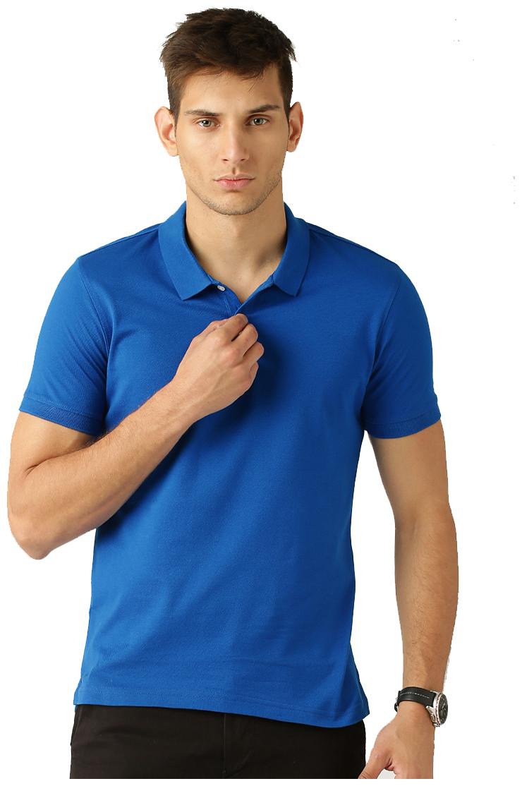 

Galatea Men Blue Regular fit Cotton Polo collar T-Shirt - Pack Of 1