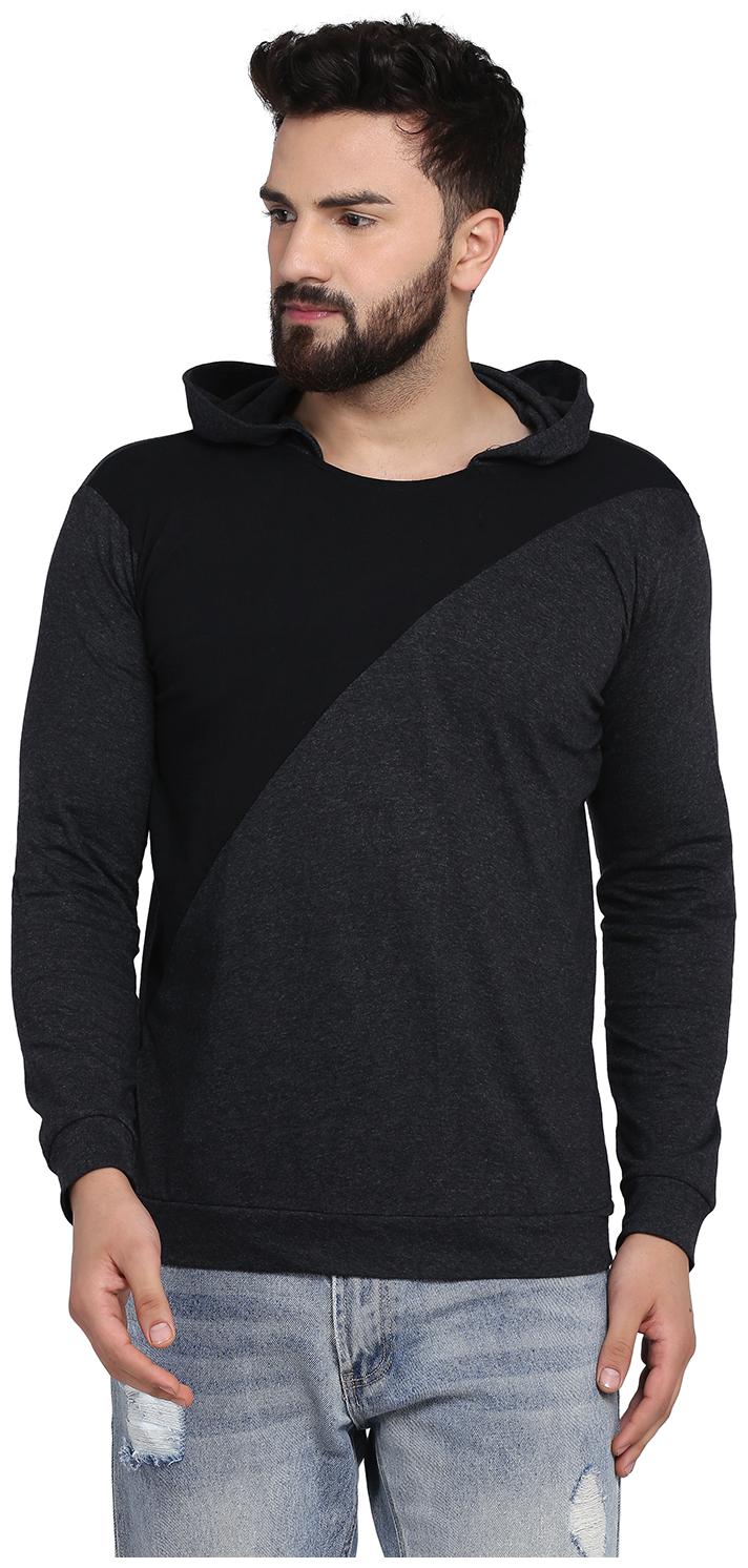 

Galatea Men Grey Hooded Hoodie