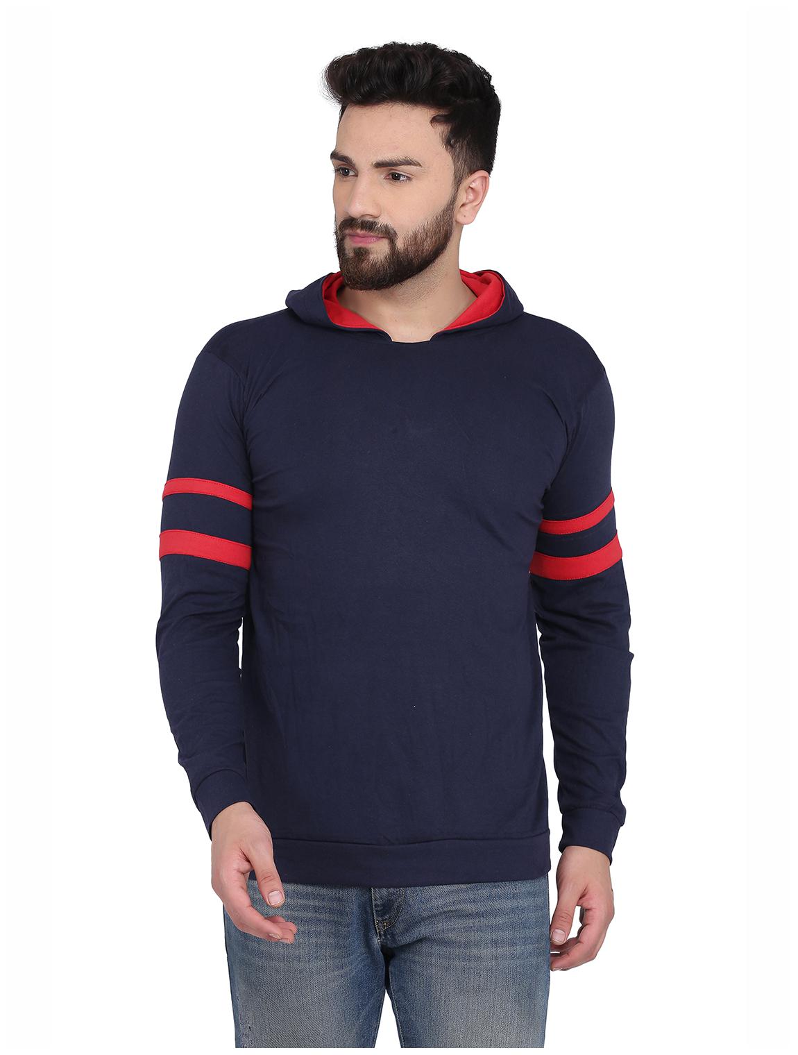 

Galatea Men Blue Hooded Hoodie