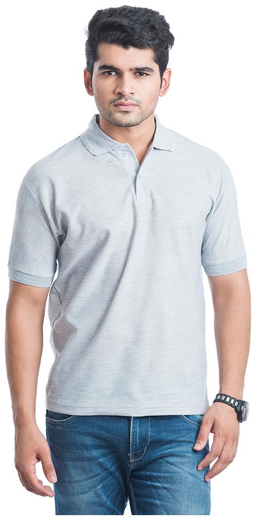 

Galatea Men Grey Slim fit Polyester Polo collar T-Shirt - Pack Of 1