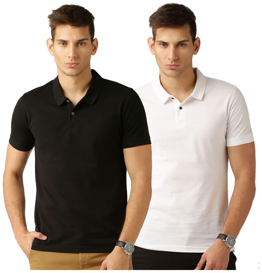 

Galatea Men Multi Slim fit Cotton Blend Polo collar T-Shirt - Pack Of 1