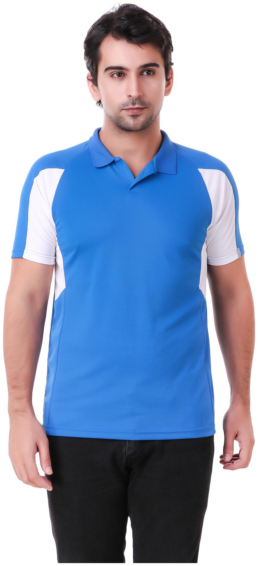 

Galatea Men Blue Slim fit Polyester Polo collar T-Shirt - Pack Of 1