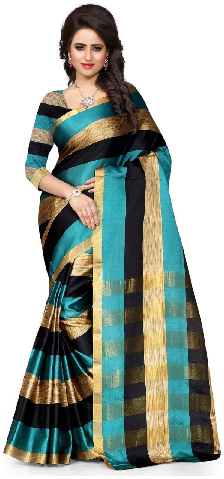 

Ganga Shree Self Design Women S Choice Latest Design Banarsi Silk Saree New Casual And Wedding Wearing Saree