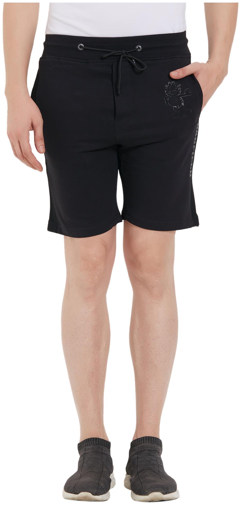 

Status Quo Men Black Slim Fit Regular Shorts