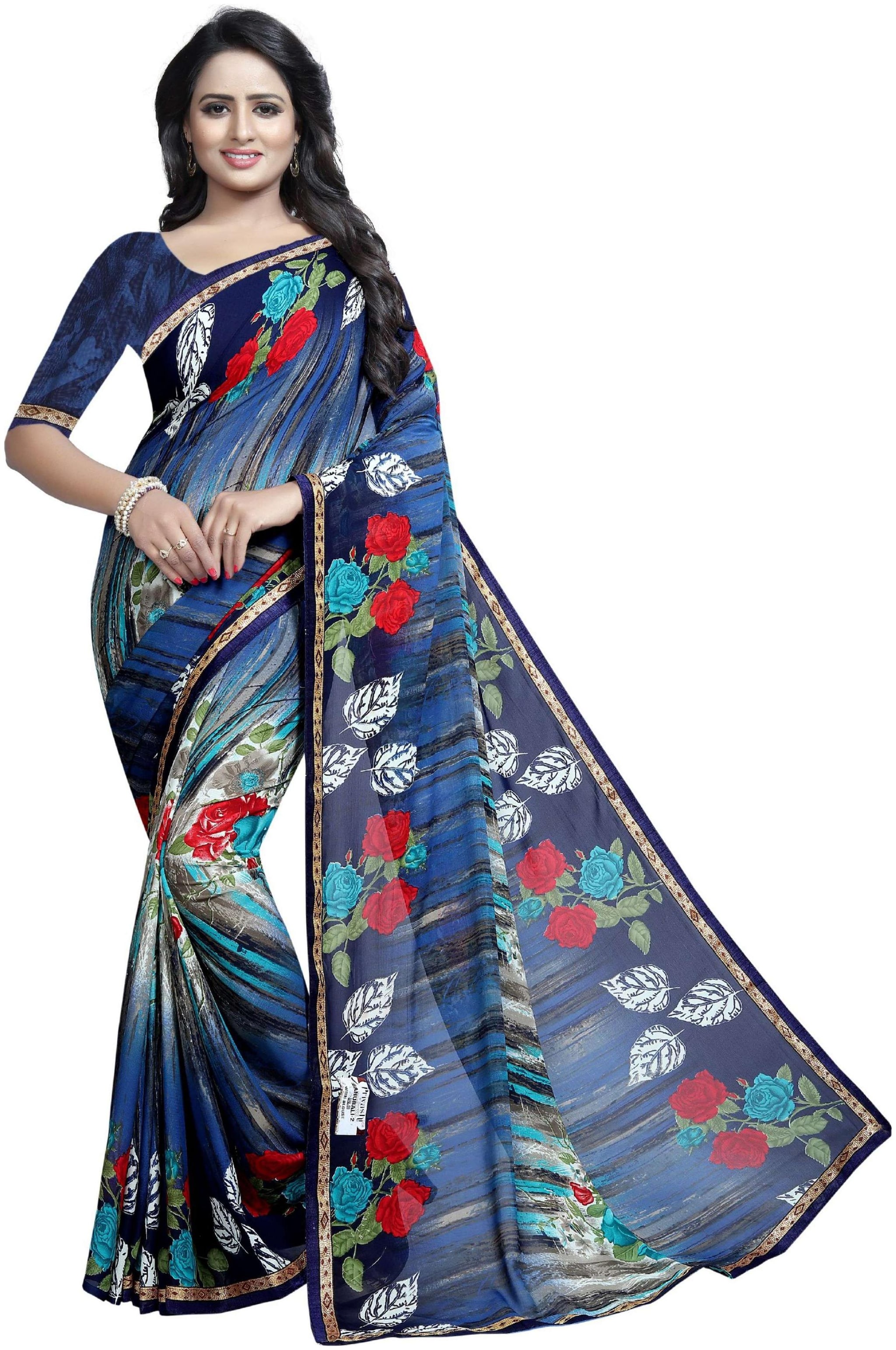 

GAUSA WOMEN S GEORGETTE SILK SAREES