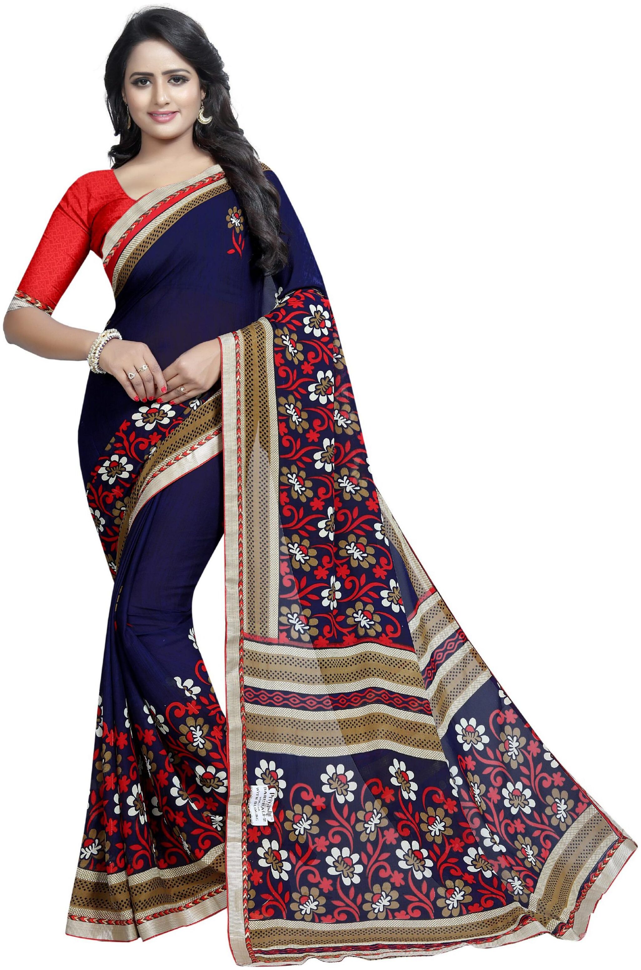 

GAUSA WOMEN S GEORGETTE SILK SAREES