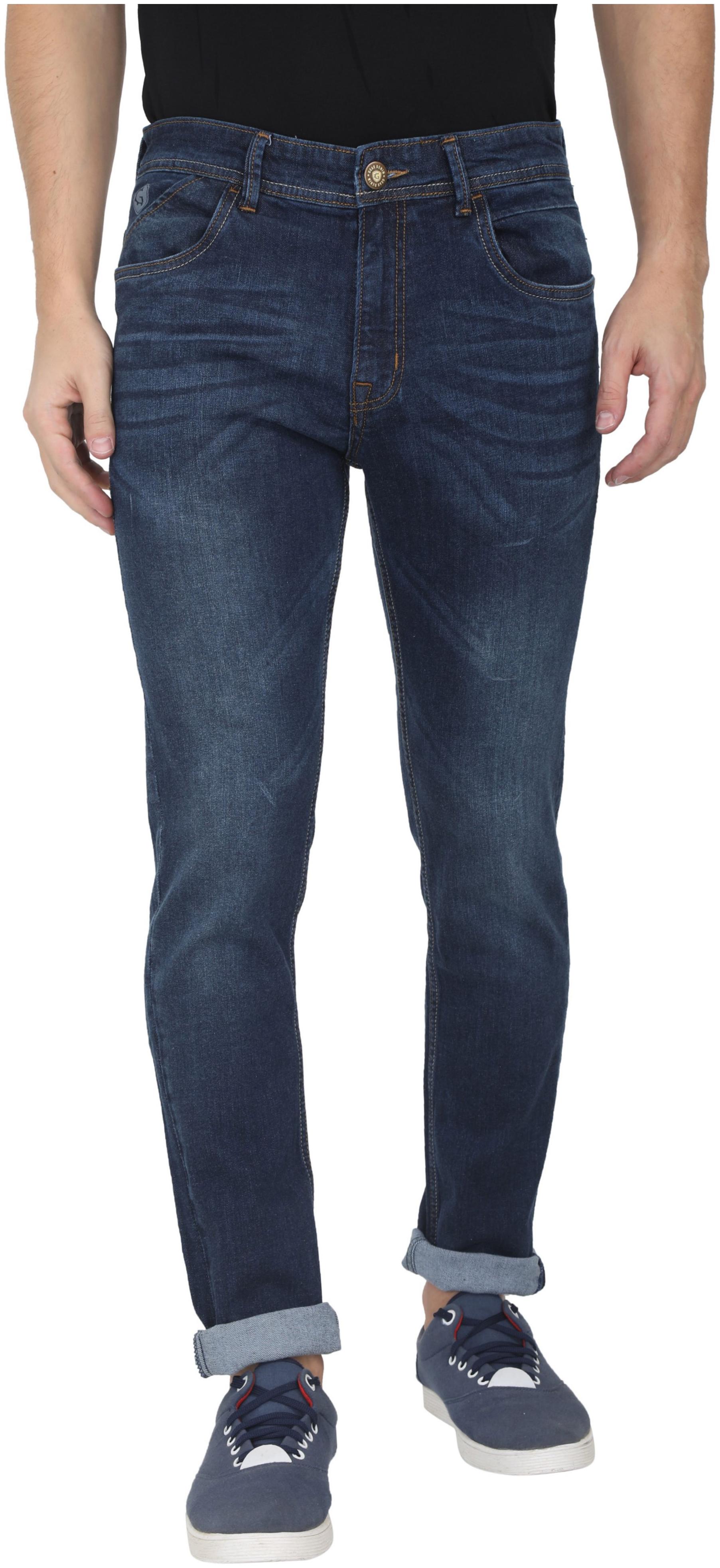 

GEAR DENIM Men Blue Slim Fit Jeans