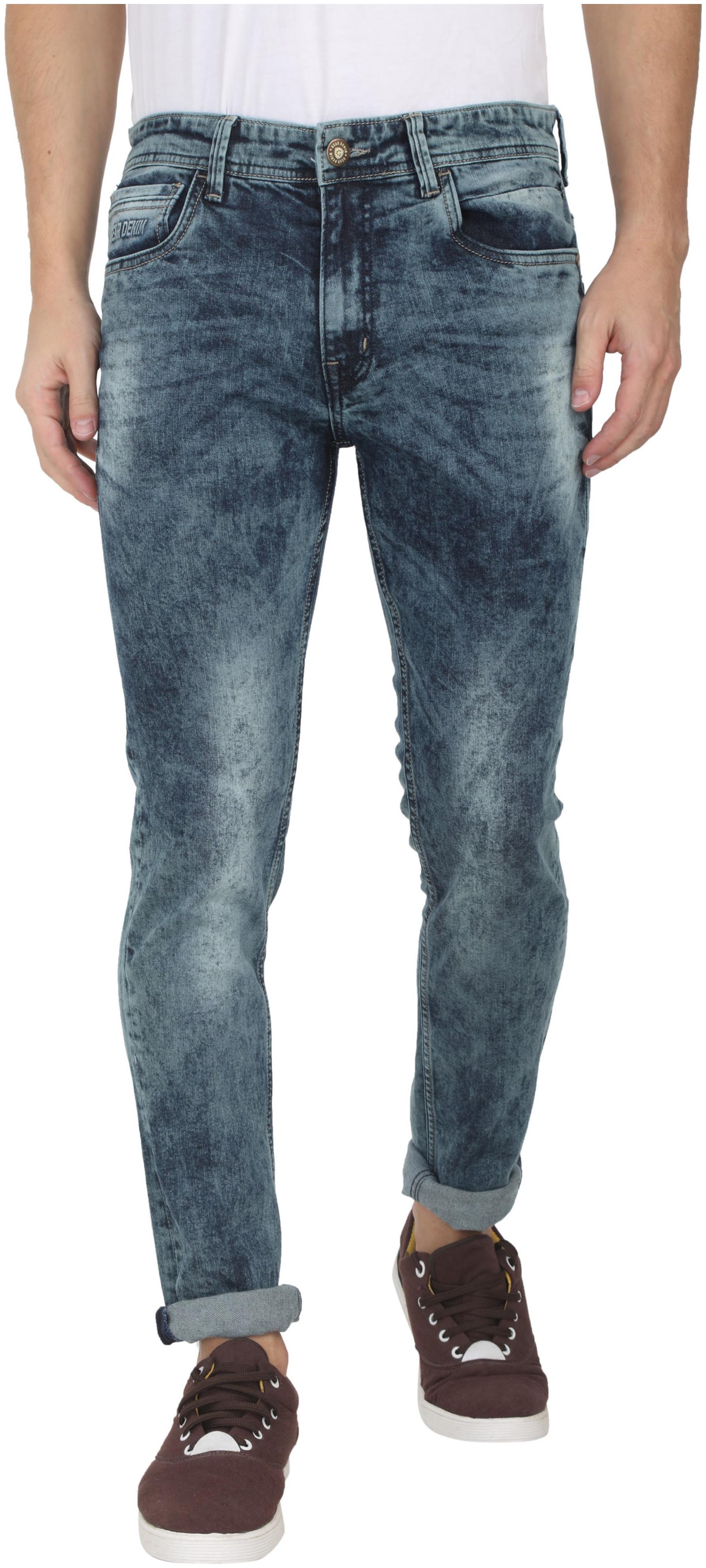

GEAR DENIM Men Blue Slim Fit Jeans
