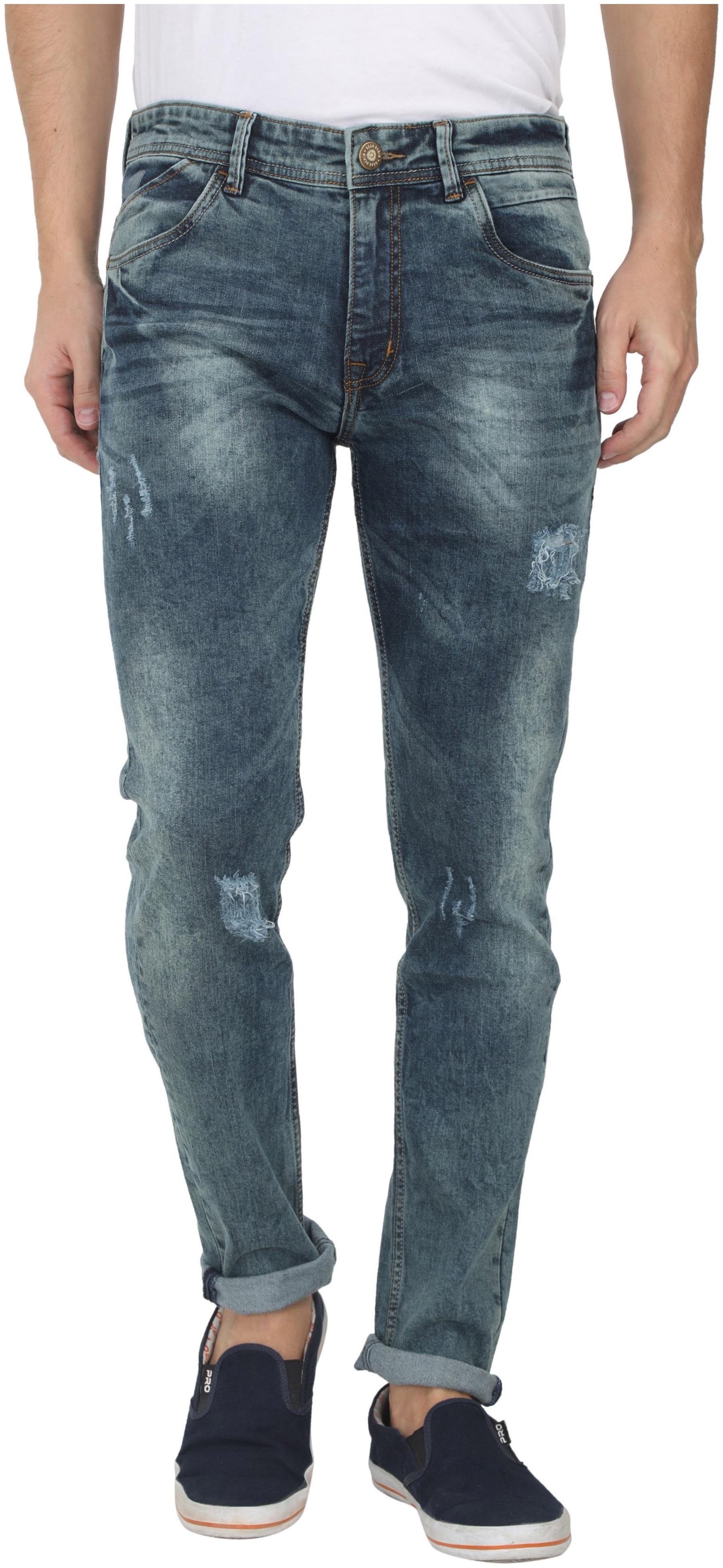 

GEAR DENIM Men Blue Slim Fit Jeans