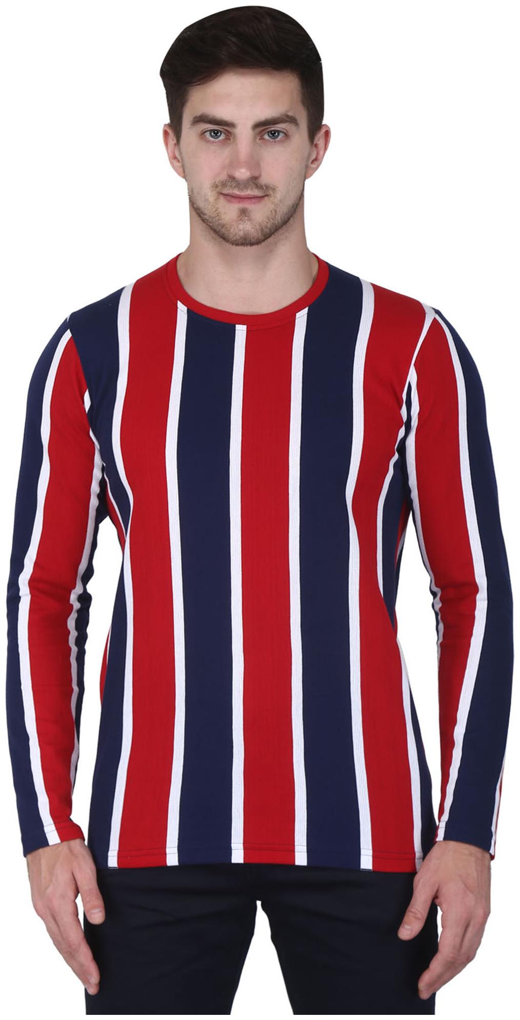 

GENTINO Men Multi Regular fit Cotton Blend Round neck T-Shirt - Pack Of 1