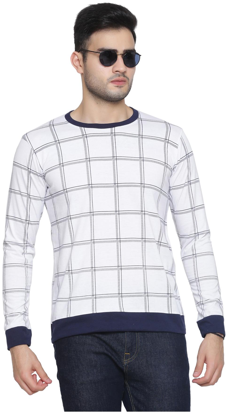 

GENTINO Men White Slim fit Cotton Round neck T-Shirt - Pack Of 1